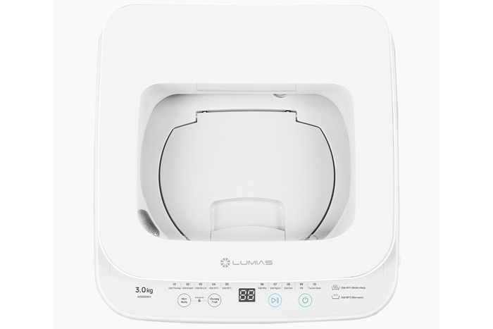 Máy giặt mini nhiệt độ cao Lumias 3 kg WS040WH